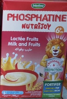 Phosphatons lactée fruits