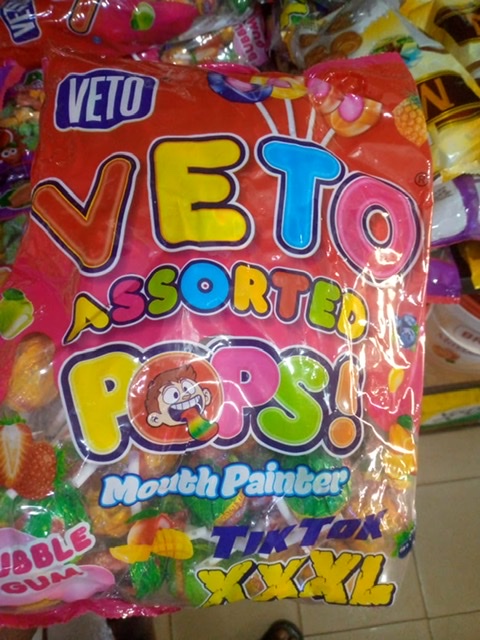 Bonbon sifflet véto