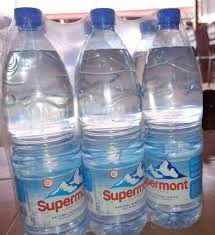 Pallet d eau minérale supermont